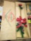 VINTAGE CHRISTMAS SHOVEL DOOR DECORATION in ORIGINAL BOX - PICK UP ONLY