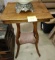 ANTIQUE OAK STAND - PICK UP ONLY