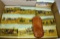 VINTAGE POSTCARDS & LEATHER GLASS SLEEVE
