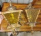 VINTAGE 1970'S HANGING LIGHTS - PICK UP ONLY