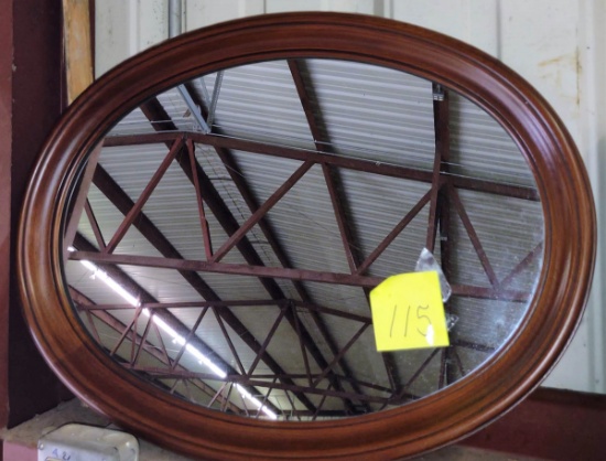 WALNUT MIRROR - PICK UP ONLY