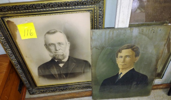 PORTRAITS (I believe they are the same man?) - PICK UP ONLY