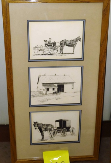 LINDA McFARLIN AMISH ARTWORK - PICK UP ONLY