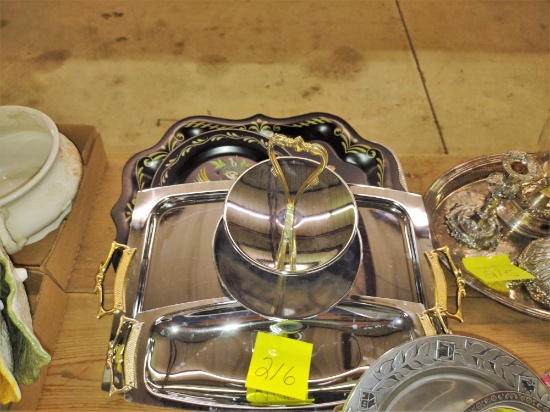 SERVING TRAYS, ETC. - PICK UP ONLY