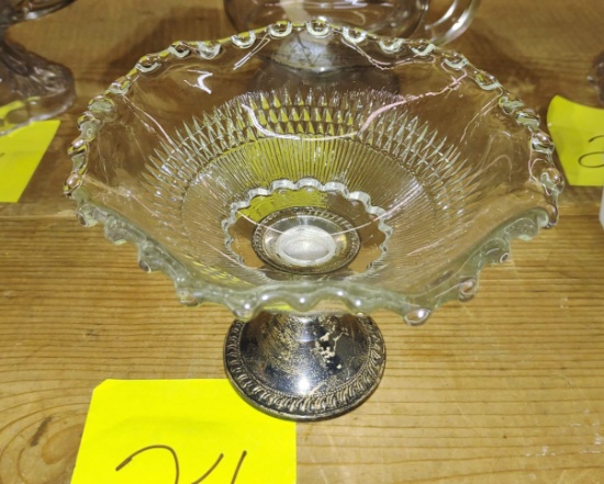 CANDY DISH with STERLING BASE