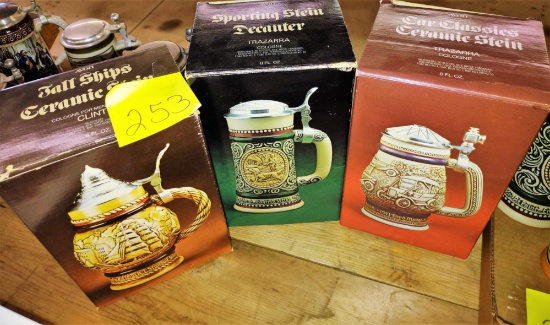 AVON COLOGNE STEINS - PICK UP ONLY