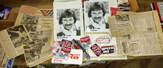 VINTAGE TIM RICHMOND MEMORABILIA