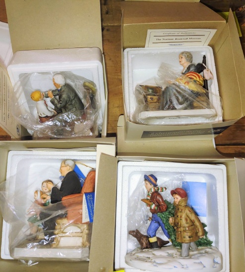 NORMAN ROCKWELL COLLECTOR FIGURINES  - PICK UP ONLY