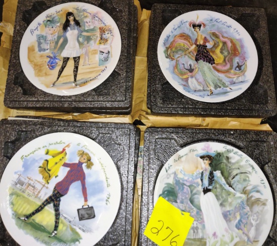 FRENCH HENRY DUPRE COLLECTOR PLATES  - PICK UP ONLY