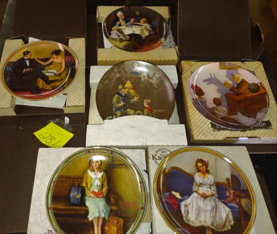 NORMAN ROCKWELL COLLECTOR PLATES - PICK UP ONLY