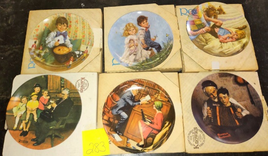 NORMAN ROCKWELL COLLECTOR PLATES - PICK UP ONLY