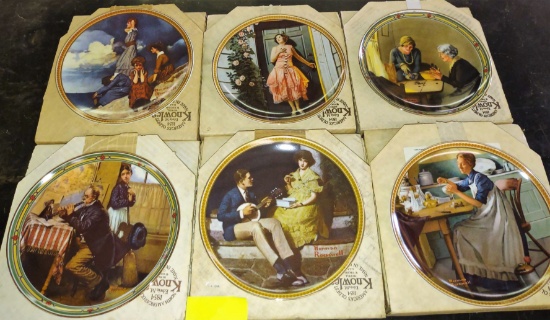 NORMAN ROCKWELL COLLECTOR PLATES- PICK UP ONLY