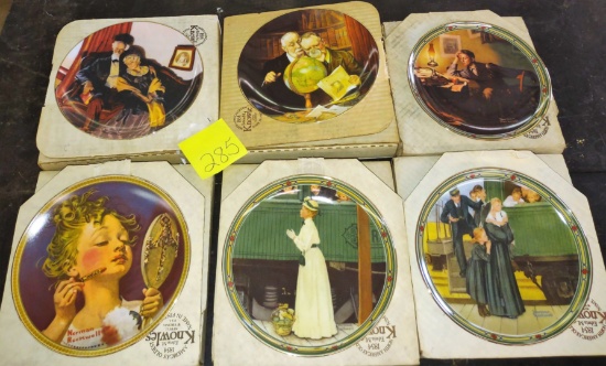 NORMAN ROCKWELL COLLECTOR PLATES - PICK UP ONLY