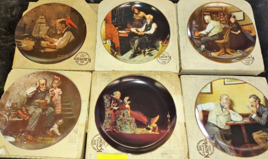 NORMAN ROCKWELL COLLECTOR PLATES- PICK UP ONLY