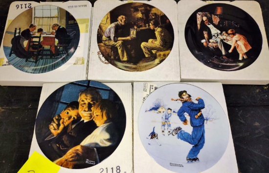 NORMAN ROCKWELL COLLECTOR PLATES- PICK UP ONLY