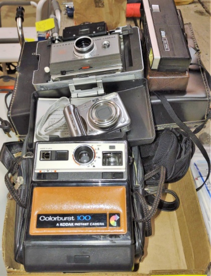 VINTAGE POLAROID CAMERAS, ETC. -  PICK UP ONLY