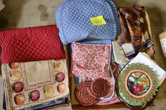 PLACEMATS, ETC. -  PICK UP ONLY