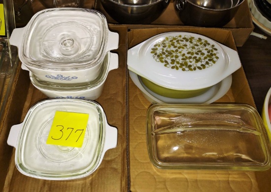CORNING WARE CORNFLOWER  DISHES , ETC. -  PICK UP ONLY