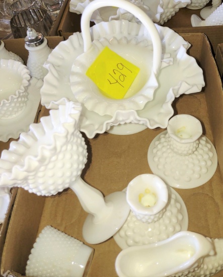 VINTAGE MILK GLASS-  PICK UP ONLY