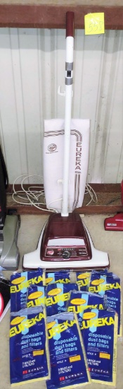 EUREKA SWEEPER with SEVERAL EXTRA BAGS - PICK UP ONLY