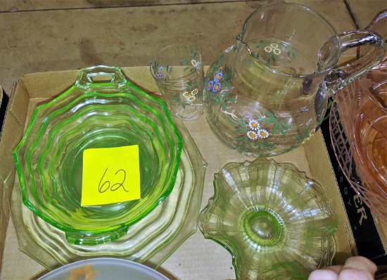 VINTAGE GLASSWARE - PICK UP ONLY