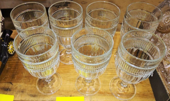SET OF VINTAGE GOBLETS - PICK UP ONLY