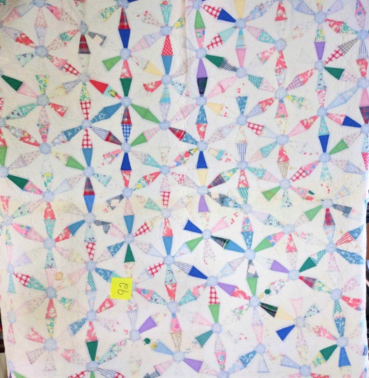 VINTAGE QUILT (WORN)