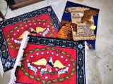 VINTAGE PATRIOTIC RUGS - PICK UP ONLY