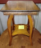 SMALL ANTIQUE OAK STAND - PICK UP ONLY