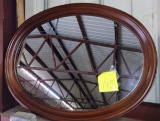 WALNUT MIRROR - PICK UP ONLY
