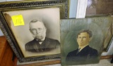 PORTRAITS (I believe they are the same man?) - PICK UP ONLY