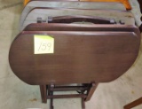 TV TRAYS & STAND - PICK UP ONLY