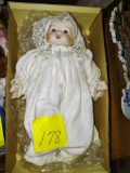 VICTORIA ASHLEA PORCELAIN MUSICAL DOLL -  PICK UP ONLY