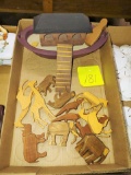 WOODEN NOAH'S ARC