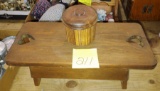 DECORATIVE WOODEN ITEMS -  PICK UP ONLY