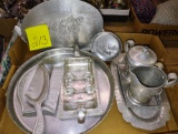 VINTAGE ALUMINUM SERVING ITEMS - PICK UP ONLY