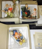NORMAN ROCKWELL COLLECTOR FIGURINES - PICK UP ONLY