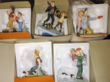 NORMAN ROCKWELL COLLECTOR FIGURINES - PICK UP ONLY