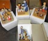 NORMAN ROCKWELL COLLECTOR FIGURINES - PICK UP ONLY