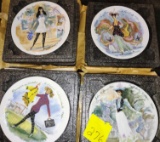 FRENCH HENRY DUPRE COLLECTOR PLATES  - PICK UP ONLY