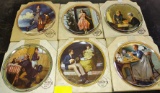 NORMAN ROCKWELL COLLECTOR PLATES- PICK UP ONLY