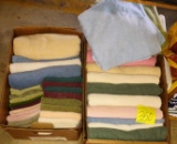 2 BOXES OF TOWELS, WASHCLOTHES - PICK UP ONLY