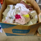 LARGE BOX OF SHOP TOWELS/RAGS -  PICK UP ONLY