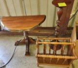 WOODEN STAND & MAGAZINE RACK -  PICK UP ONLY