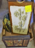 WOODEN TRAY & MISC. -  PICK UP ONLY