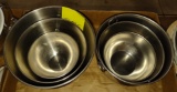STAINLESS NESTING BOWLS -  PICK UP ONLY