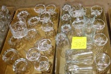 VARIOUS SIZE CRYSTAL GLASSES -  PICK UP ONLY