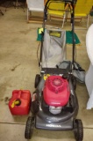 HONDA PUSH MOWER with BAGGER & GAS CAN - PICK UP ONLY