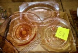 PINK DEPRESSION GLASSWARE - PICK UP ONLY