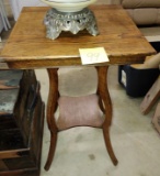 ANTIQUE OAK STAND - PICK UP ONLY